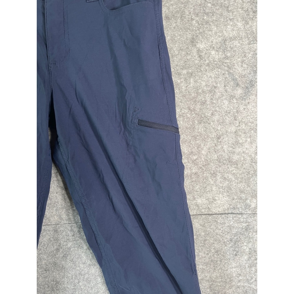 Eddie Bauer First Ascent Guide Capri Pants Navy Blue Hiking Outdoor Womens 6 - Picture 2 of 10